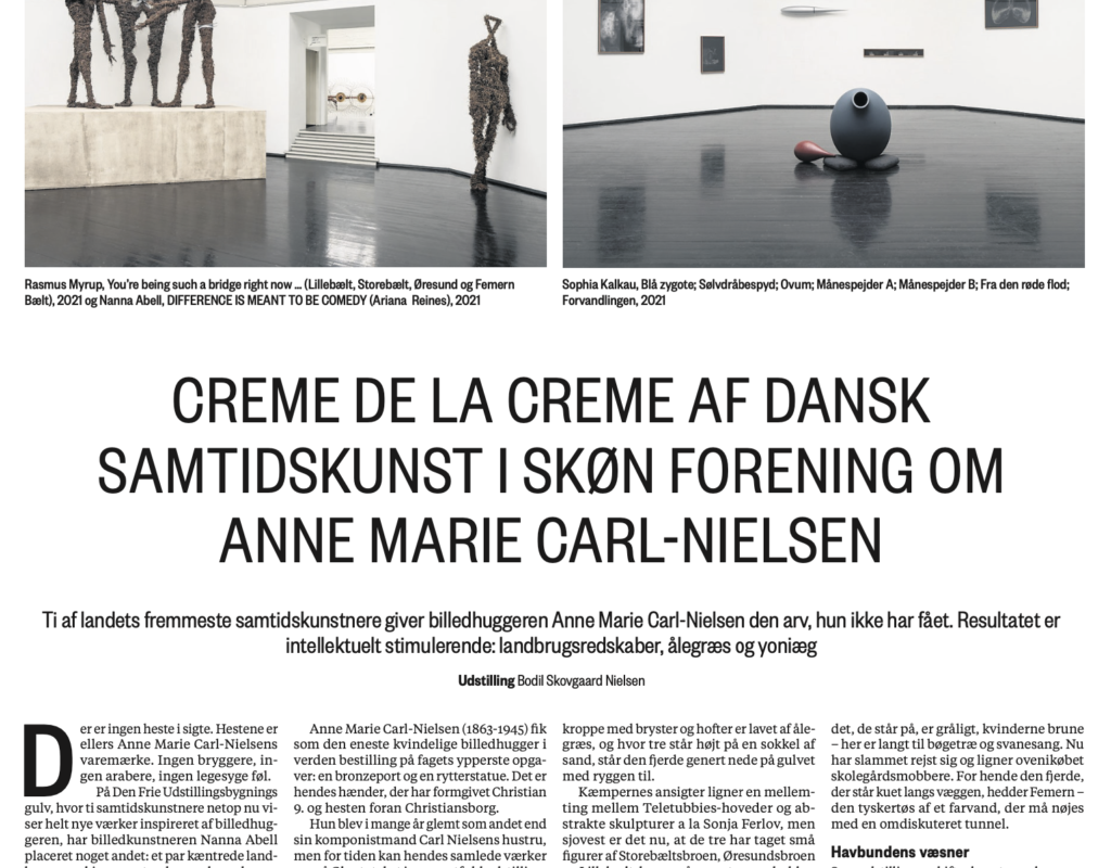 Bodil Skovgaard Nielsen, Dagbladet Information kultur / December 3 2021