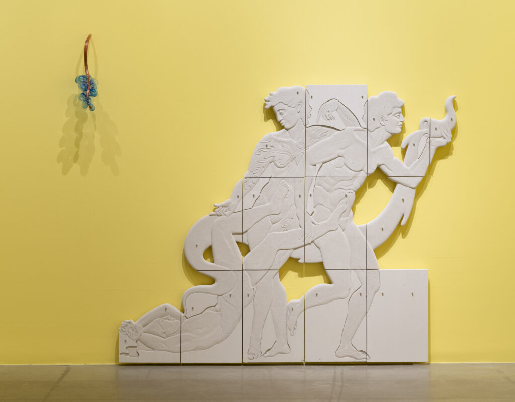 Sif Itona Westerberg - House of Dionysus (VI), 2020Aerated concrete, steel bolts - 181,5 x 220 x 7 cm - Immemorial - ARoS 2021